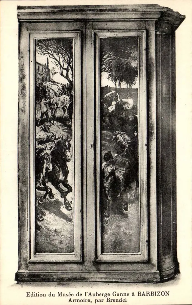 Barbizon-Schrank — Museum der Auberge Ganne — Herausgeber: Brendel - Vorderseite