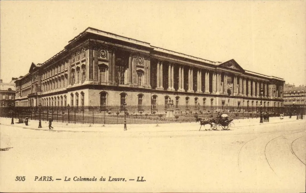 Paris — A Colunata do Louvre — LL. — n° 305 - Frente