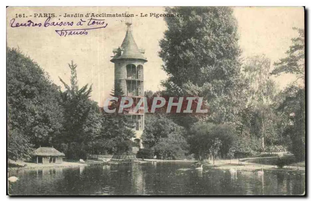 Paris - Jardin d'Acclimatation - Le Pigeonnier - Recto