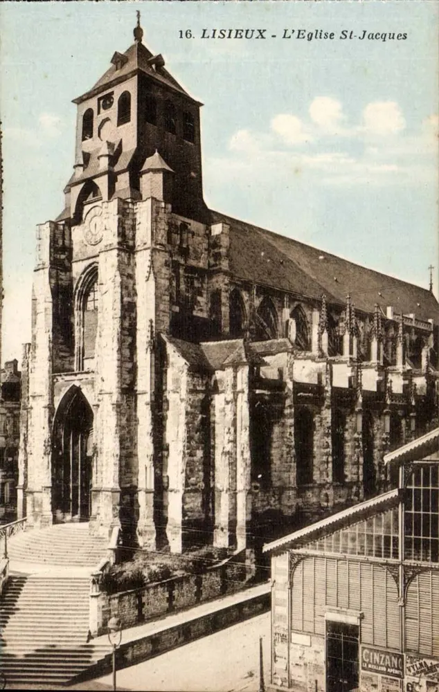 Lisieux - A Igreja de São Jacó — J. Nozais, editor, Nantes - Frente