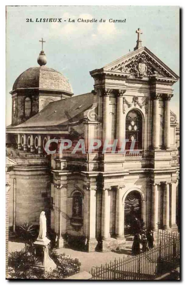 Lisieux - A Capela do Carmo — editor J. Nozaïs, Nantes - Frente
