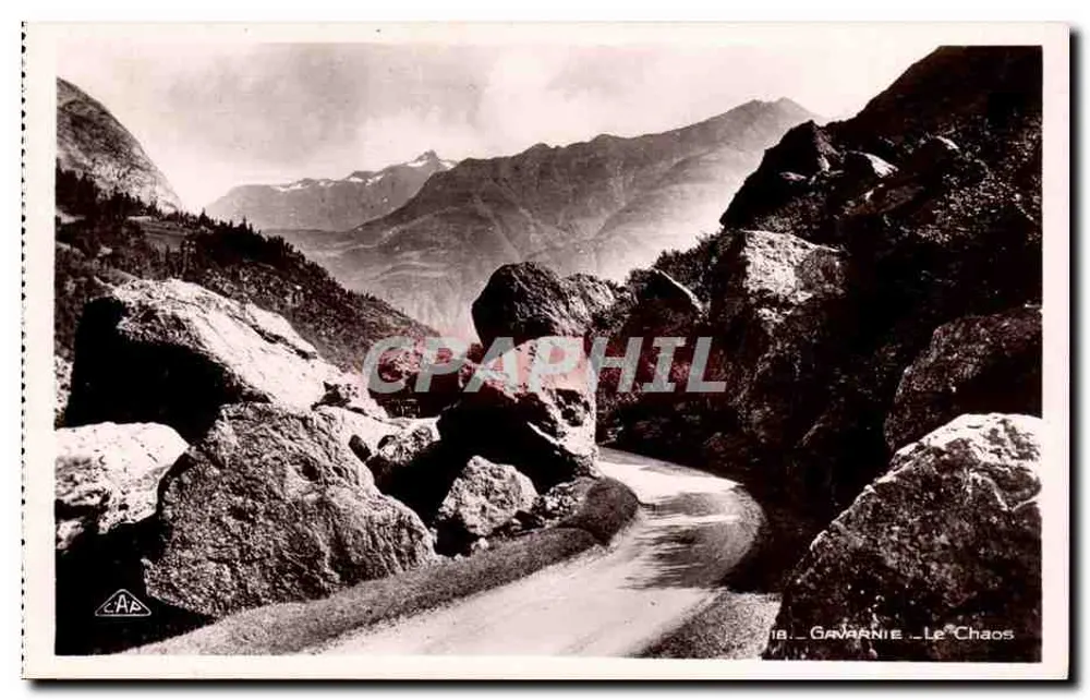 Gavarnie — Le Chaos — A.P. Strasbourg - Frente