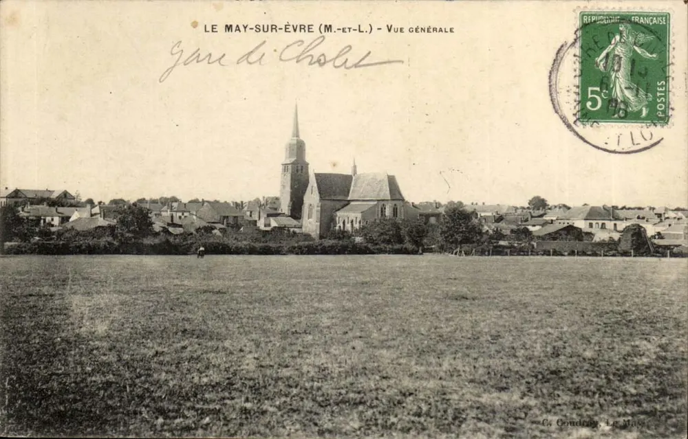 Le May-sur-Évre (M.-et-L.) — Vista geral — C. Gondrecq, Le May - Frente