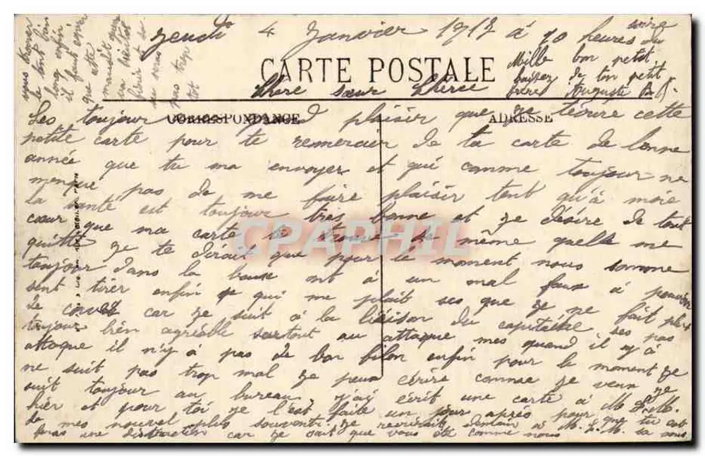 Angers — Boulevard de la Mairie — L.L. — n°143 - Verso