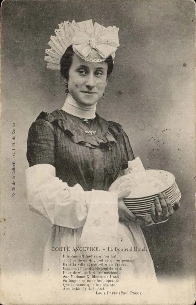 Angevinischer Hut — Die Zimmerfrau — Paul Pionis, Nantes - Vorderseite