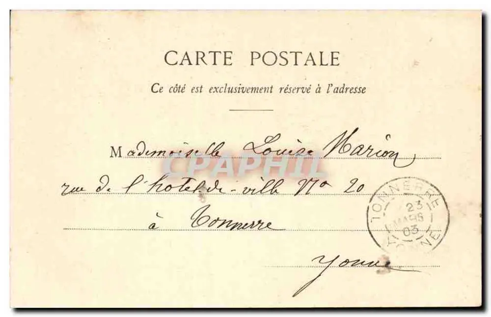 Ich bringe Hoffnung — Szene mit zwei Frauen und Daten 1902 und 1903 — Phototypie A. Bergéret et Cie, Nancy - Rückseite