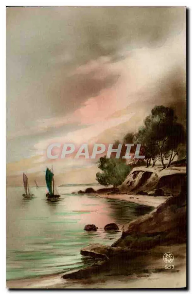 Costa do mar — barcos a vela — editor PC 553 - Frente