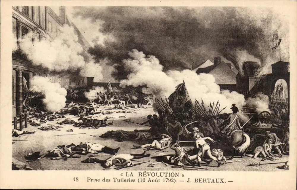 Einnahme der Tuileries — 10. August 1792 — J. Bertaux — n°18 - Vorderseite
