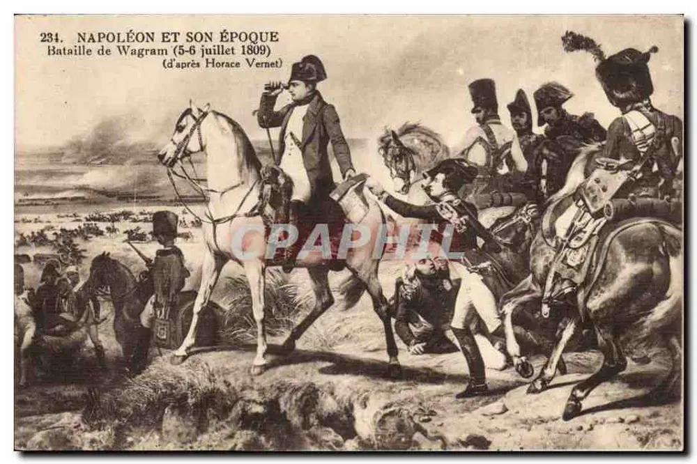 Napoleon und seine Zeit — Schlacht bei Wagram (5.–6. Juli 1809) — (nach Horace Vernet) — Nr. 234 - Vorderseite