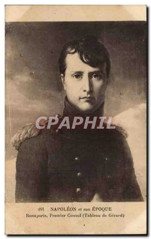 Napoléon Bonaparte, Premier Consul — Gemälde von Gérard — Edition Paris - 35 - Vorderseite