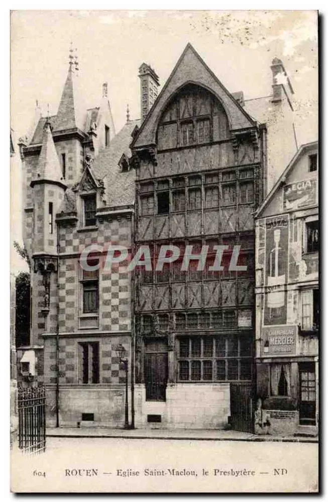 Rouen — Église Saint-Maclou, le Presbytère — ND - Vorderseite
