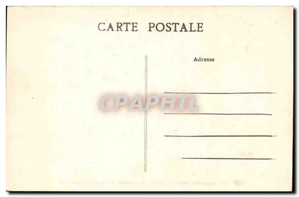 Argenton (Indre) — Das Posthotel und die Rue Arlenc-Descottes — Verleger nicht sichtbar - Rückseite
