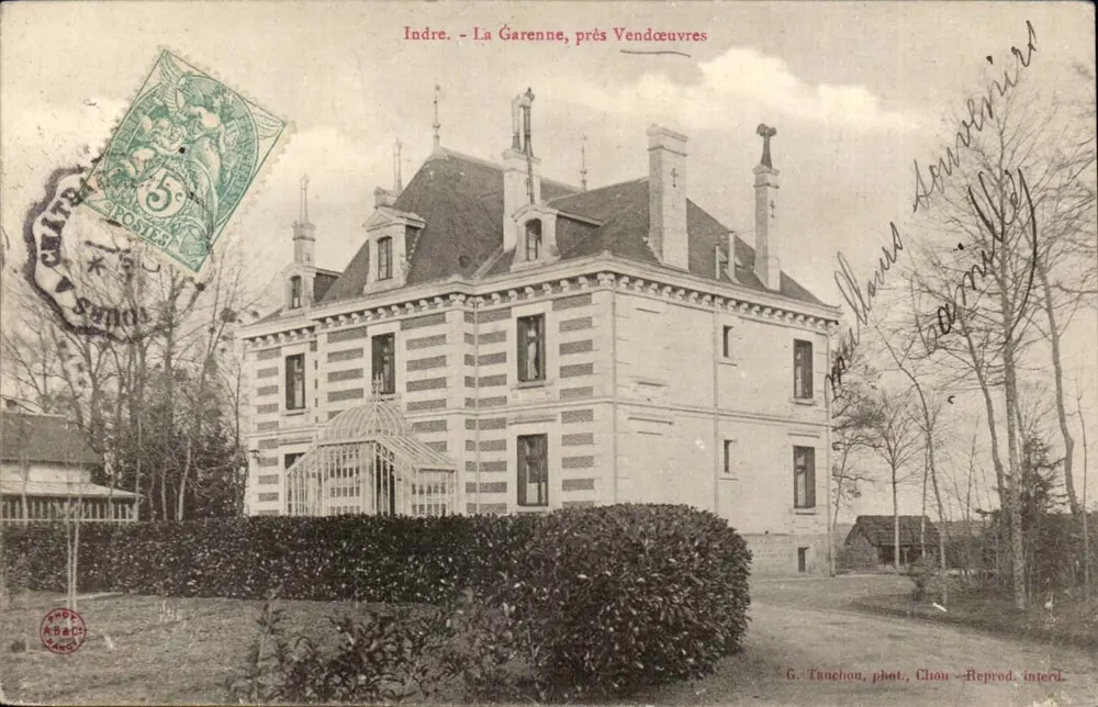 Indre - La Garenne, perto de Vendœuvres — G. Tauchou, fot. Chou - Reprod. interd. - Frente