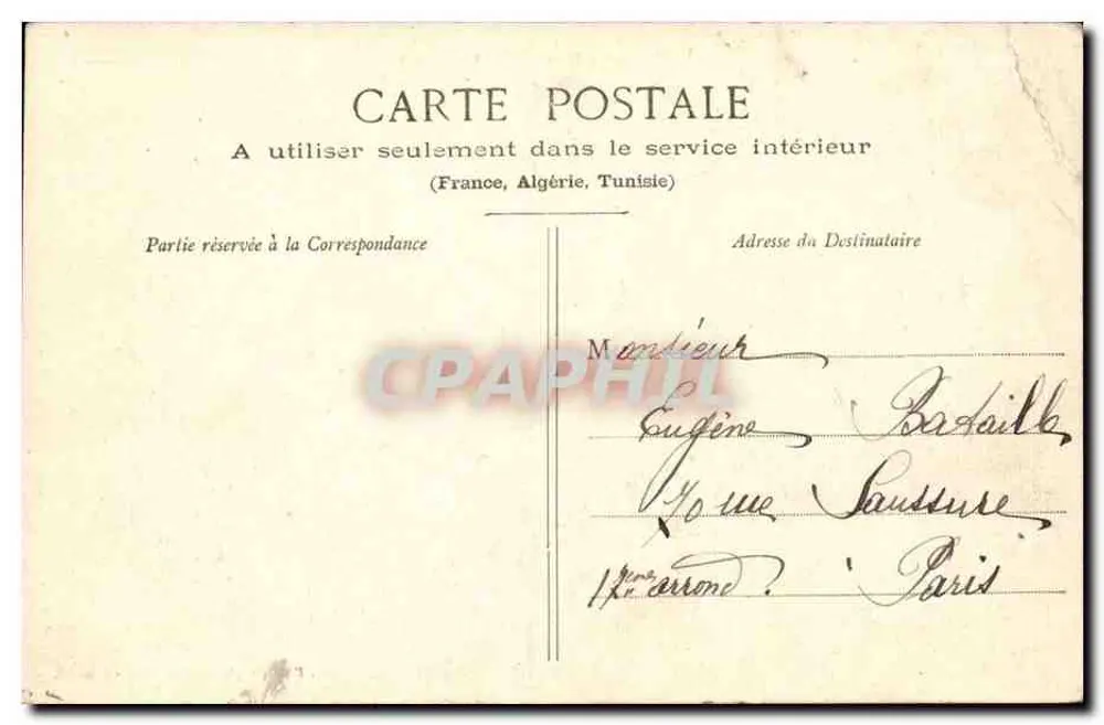 Indre - La Garenne, perto de Vendœuvres — G. Tauchou, fot. Chou - Reprod. interd. - Verso