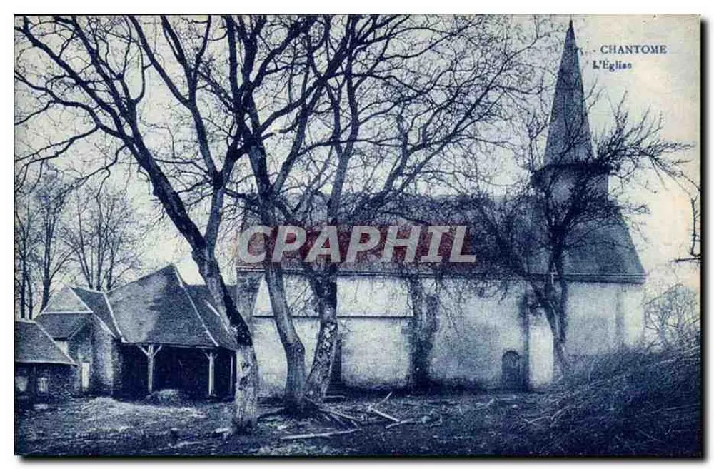 Chantome — A Igreja — Compoin (editor) - Frente