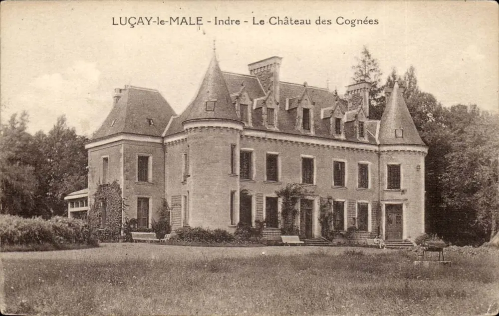 Luçay-le-Male - Indre - Schloss Cognées - Vorderseite