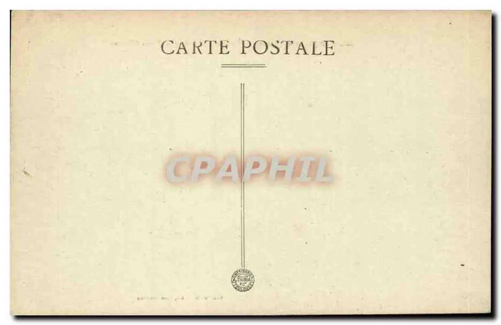 Gargilesse (Indre) — Ansicht der Kirche und des alten Schlosses — Sammlung G. G. et fils, Châteauroux - Rückseite