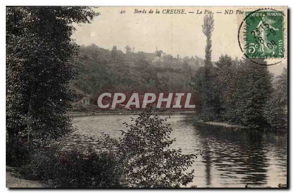 Margens da CREUSE — Le Pin — ND Photo - Frente
