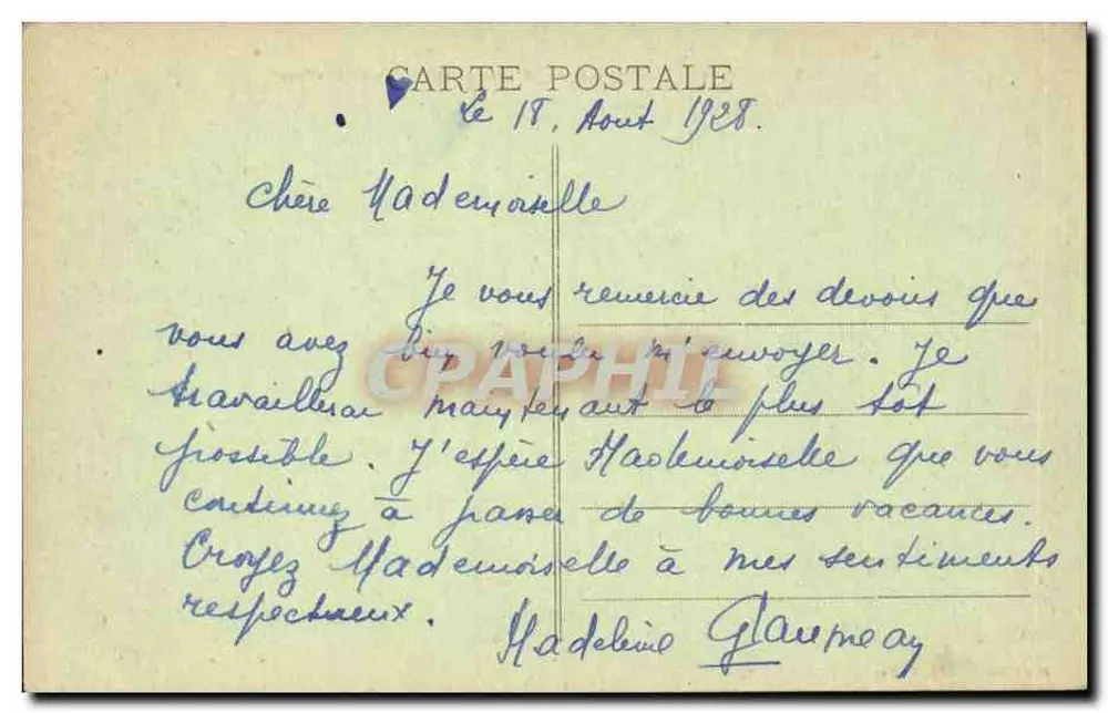 Éguzon (Creuse) — Allgemeiner Blick auf den Staudamm und die Stromfabrik — Verlag nicht identifiziert - Rückseite