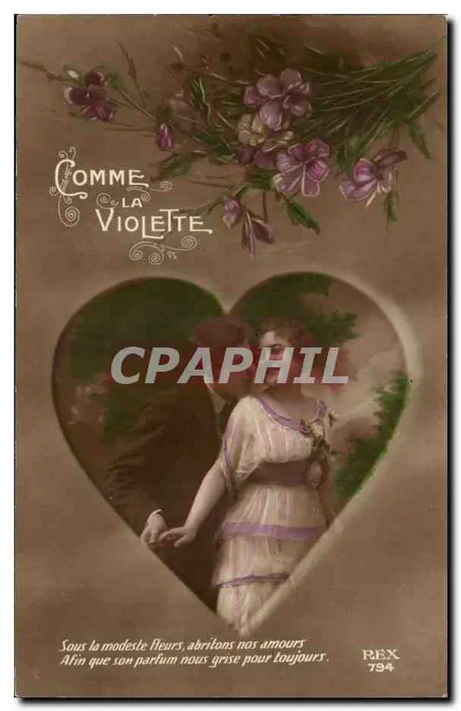 Comme la Violette — REX 794 - Vorderseite