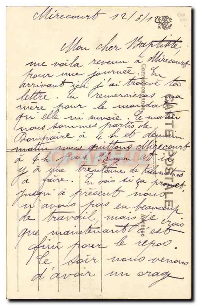 Mirecourt (Vosges) — Allgemeiner Blick von Neuf-Moulin — Ad. Weilck, Saint-Dié, n° 8783 - Rückseite
