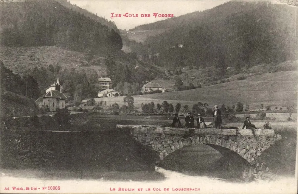 Die Pässe der Vosgien — Le Rublin und der Louschpach-Pass — Ad Weick, St-Dié, n°10005 - Vorderseite
