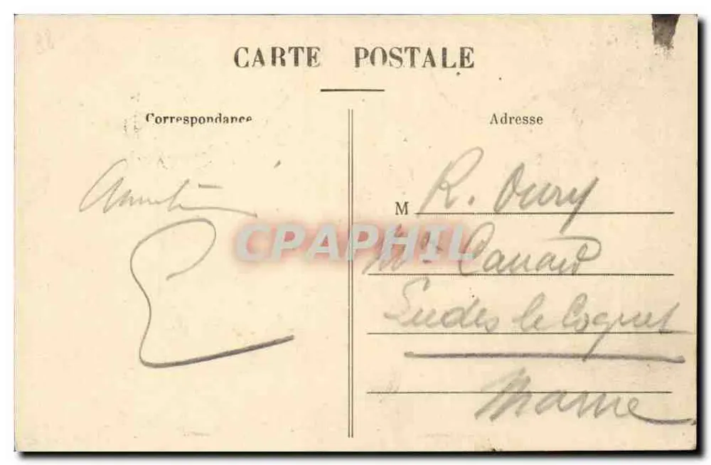 Le Val-d'Ajol vom Grand Hôtel de la Feuillée-Dorothee aus gesehen (Vosges) — Panoramablick — Verleger nicht sichtbar - Rückseite