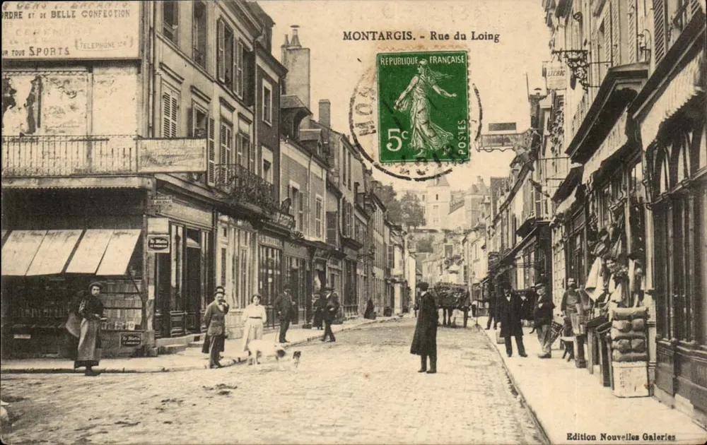 Montargis - Rue du Loing — Édition Nouvelles Galeries - Recto