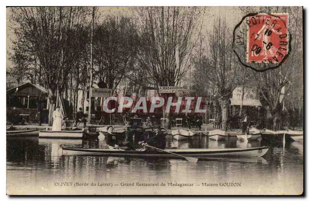 Olivet (Ufer des Loiret) — Grand Restaurant de Madagascar — Maison Gouzon - Vorderseite