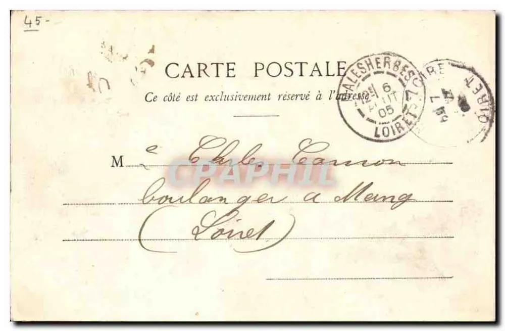 Malesherbes - Eine Party in den Felsen — Lib. Boucheny, Malesherbes - Rückseite