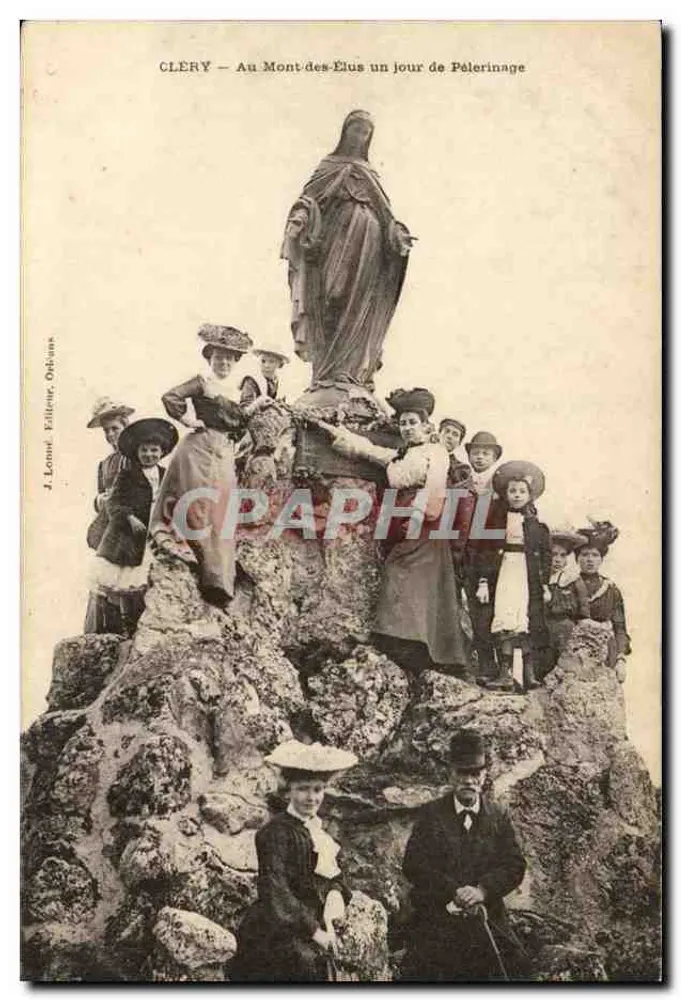Cléry — Auf dem Mont-des-Élus an einem Pilgertag — J. Londe, Verlag, Orsay - Vorderseite