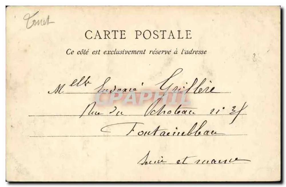 Cléry — Auf dem Mont-des-Élus an einem Pilgertag — J. Londe, Verlag, Orsay - Rückseite