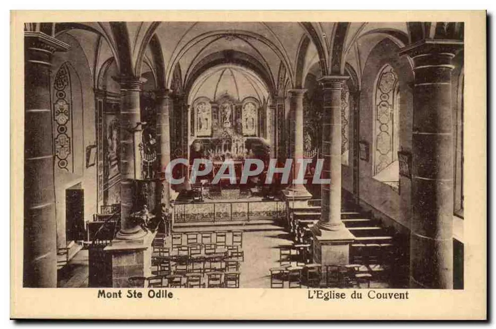 Monte Ste Odile — La Chiesa del Convento — Editore non identificato - Recto