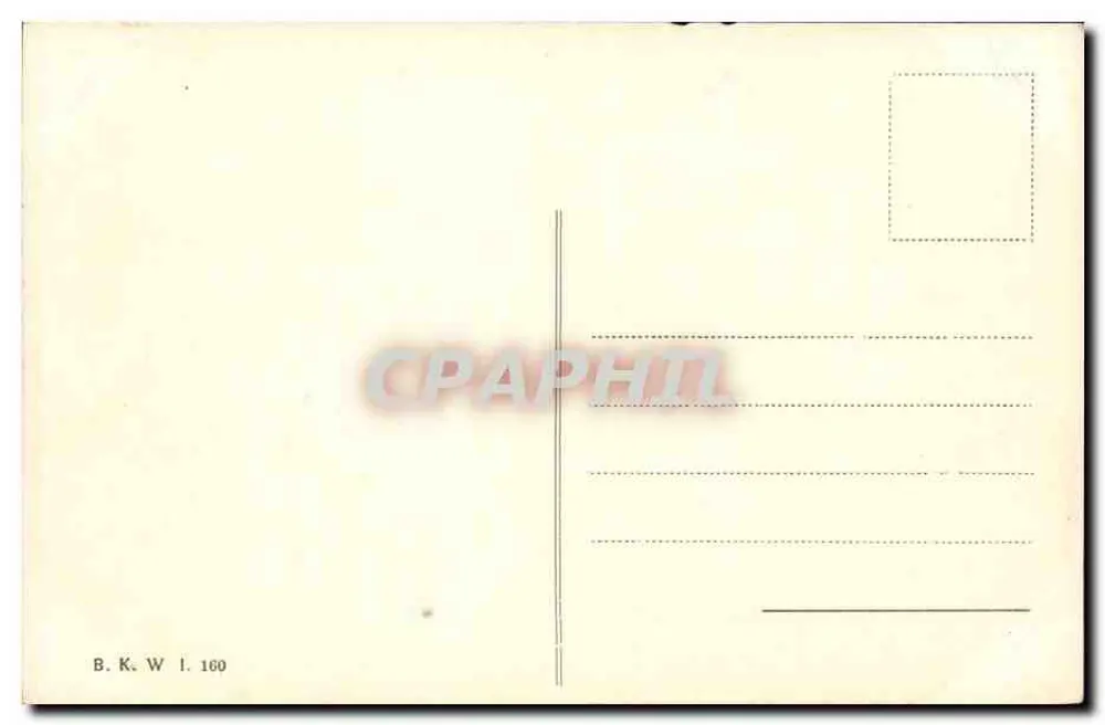Wien. Karlskirche — Verlag B. K. W. Nr. 1.160 - Rückseite