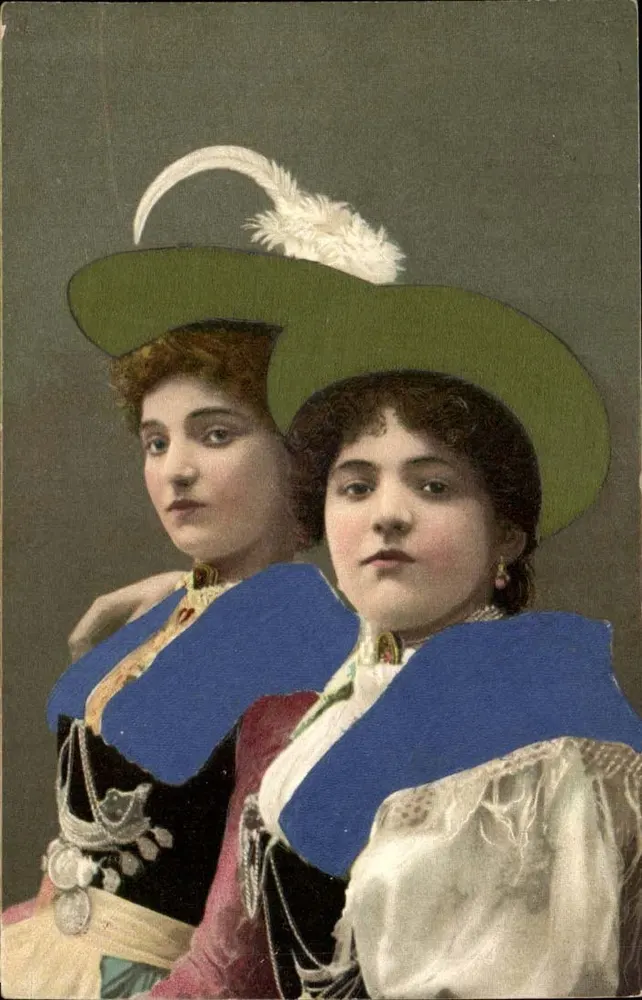 Duas jovens mulheres em traje oriental — n°122 - Frente