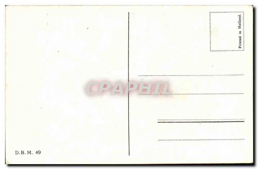 Vader komt thuis (Marken) — cena de retorno de um pai em barco — editor D.B.M. 49 - Verso