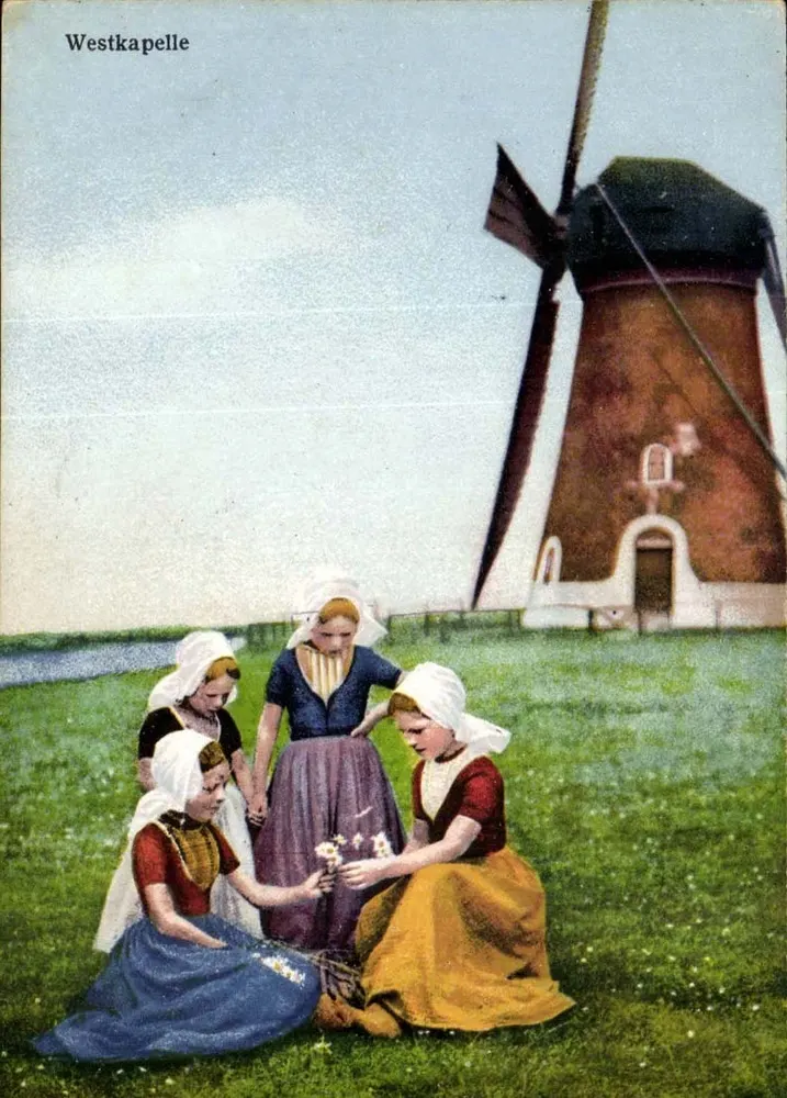 Westkapelle — Windmühle — Photochromie, Serie 291, Nr. 4470 - Vorderseite