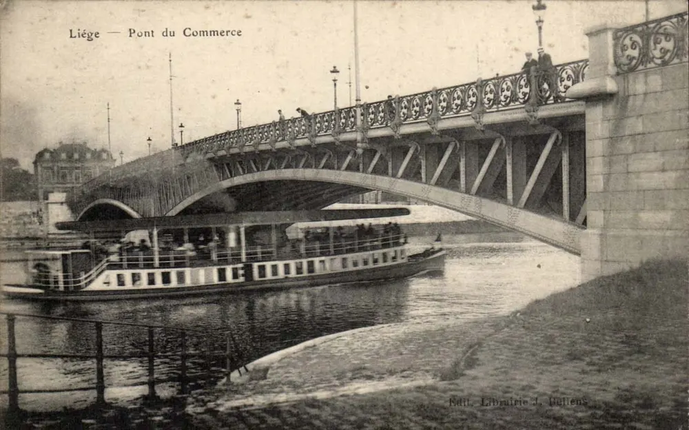 Luik — Handelsbrug — Uitgever: Boekhandel J. Bellens - Voorkant