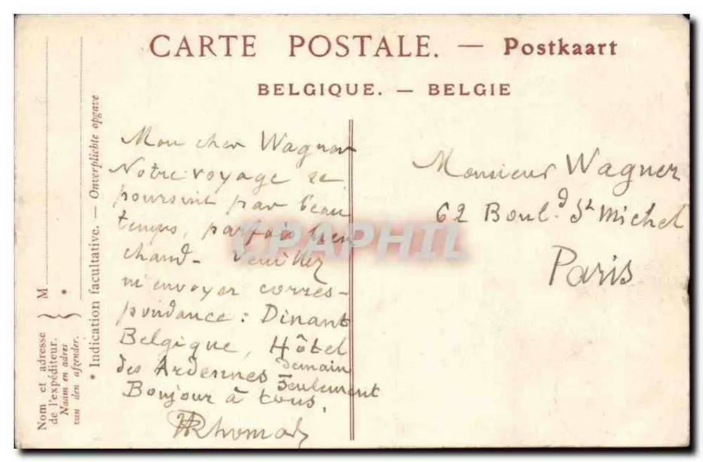Dinant — Il Rocher Bayard — ND. Fot. n°43 - Verso