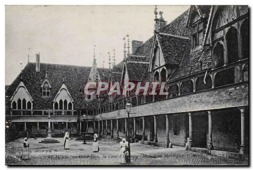 Béhune — Hôtel-Dieu, der Ehrenhof — CPHAPHIL - Vorderseite