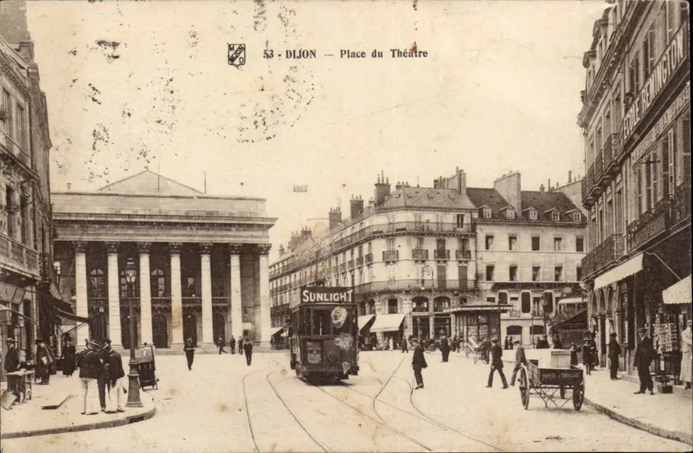 Dijon — Praça do Teatro — editor Sunlight, n° 53 - Frente
