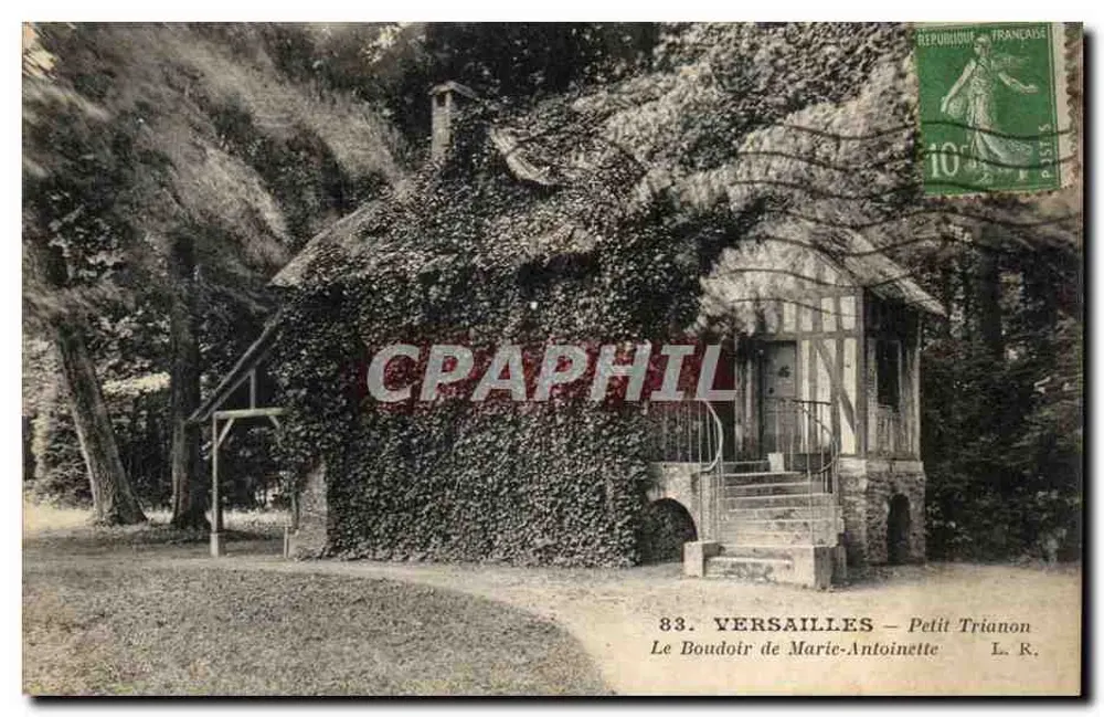 Versailles — Petit Trianon — Le Boudoir de Marie-Antoinette — L. Ragon - Vorderseite