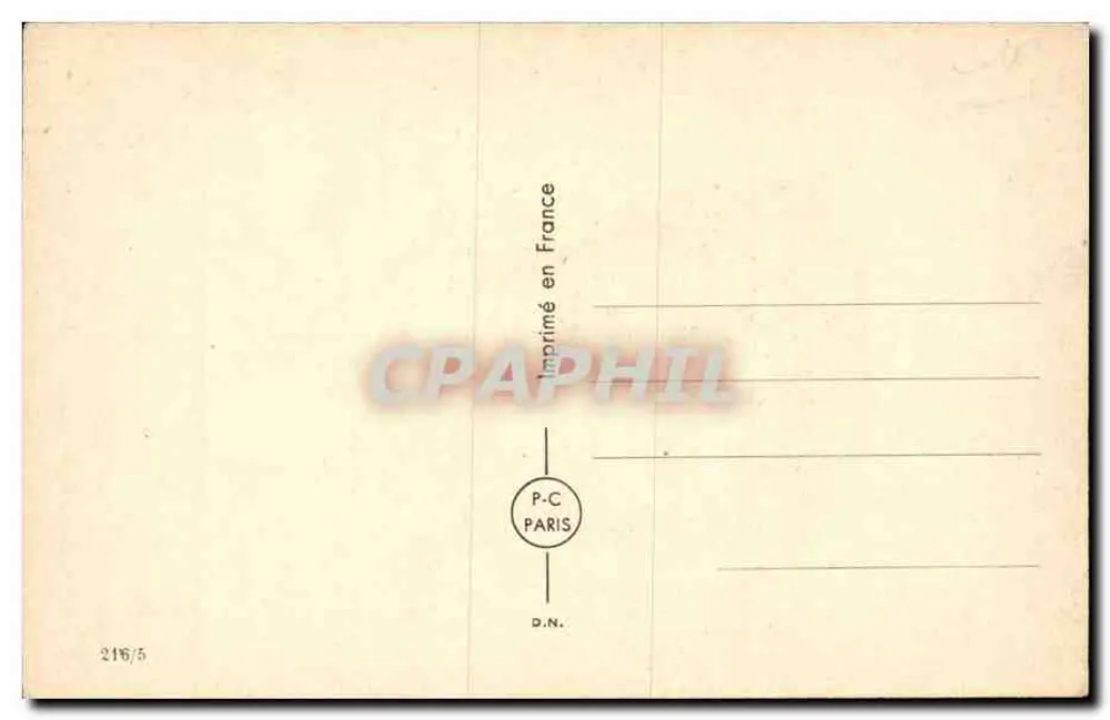 Menina pequena com chapéu de flores — Mariagia — edição P-C Paris - Verso