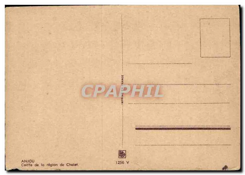 Anjou — De Kleding van de Regio Cholet — André Stefag - Achterkant
