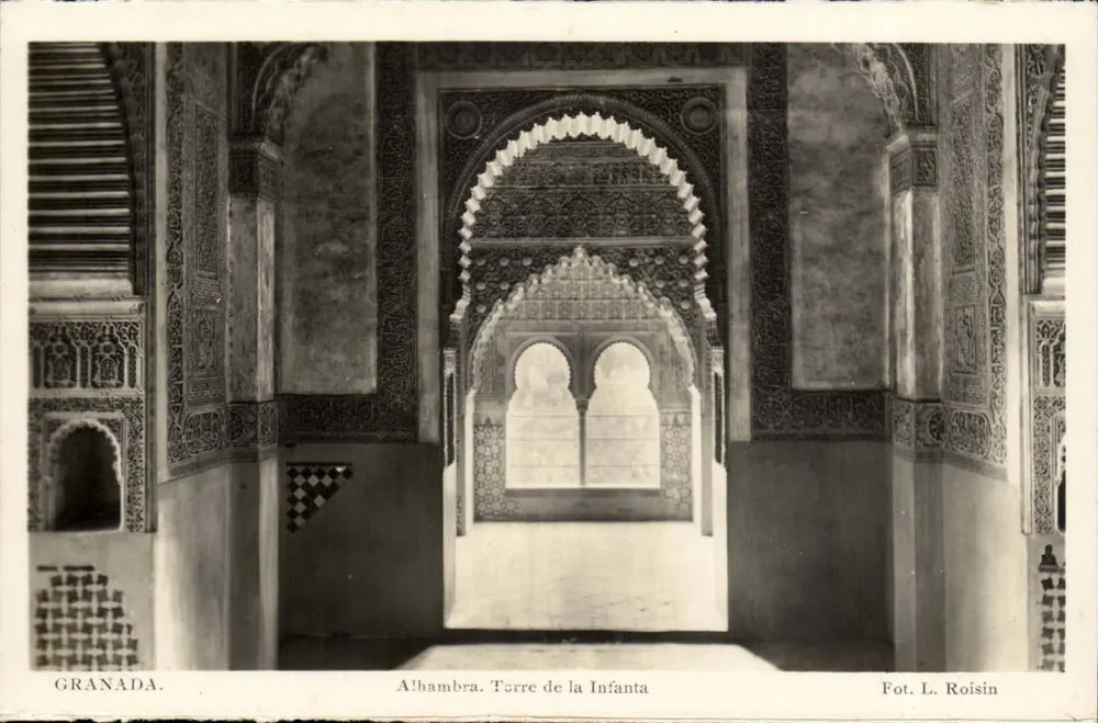 Alhambra. Torre da Infanta — Granada — Fot. L. Roisin - Frente