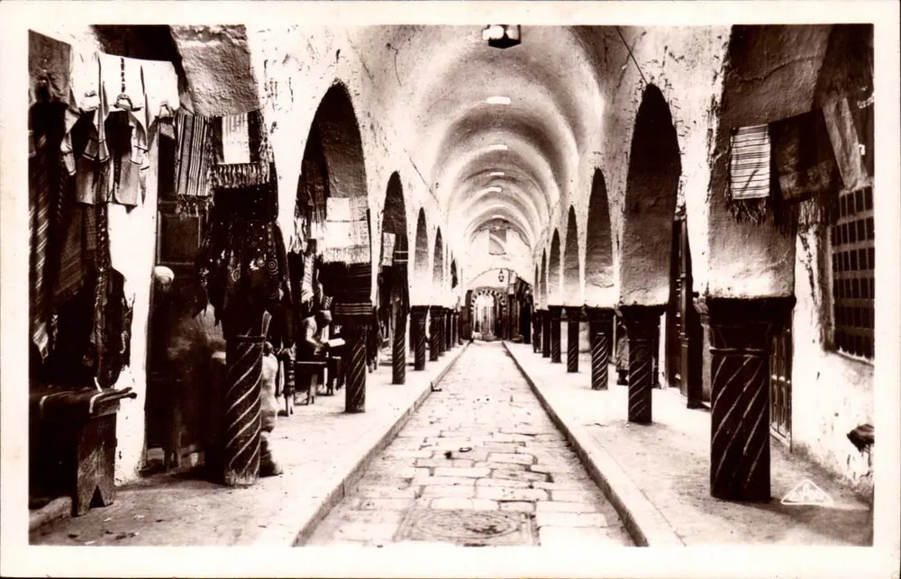 Tunis — Souk dos Toffes — Real-Photo, P. Strasbourg - Frente