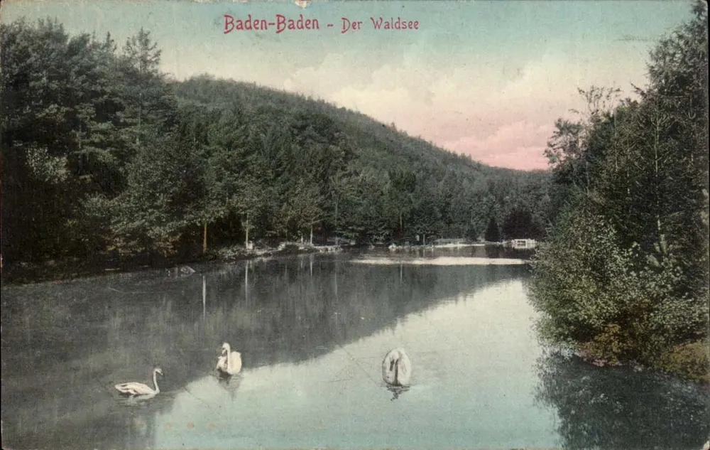 Baden-Baden - Waldsee — Verlag 1902 Biergeli & Co. n° 1610 - Vorderseite