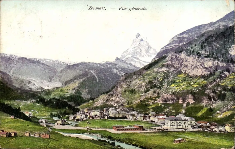 Zermatt — Algemene uitzicht. — E. Rossier, Nyon, n° 8041 - Voorkant