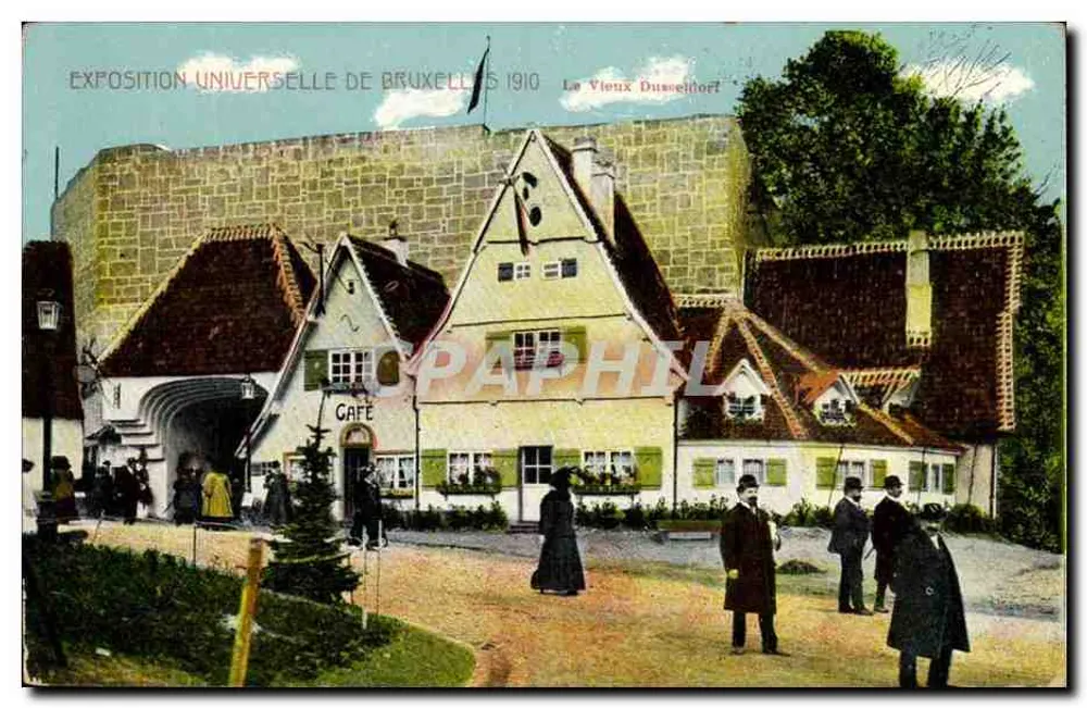 Exposition Universelle de Bruxelles 1910 — Le Vieux Dusseldorf — Verlag nicht sichtbar - Vorderseite