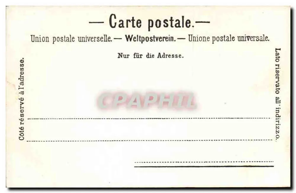 Bern — uitzicht vanaf de Schänzli — Channaux Frères & C°, Genève, nr. 489 - Achterkant